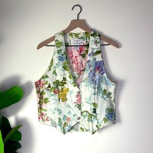 Longhorn Vintage Floral Vest